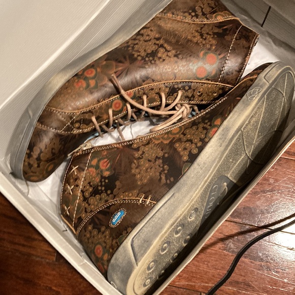 IClouds printed lace up ankle boots - Picture 13 of 14